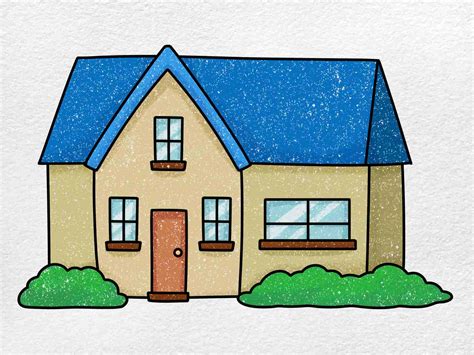 house drawing|How to Draw a House .